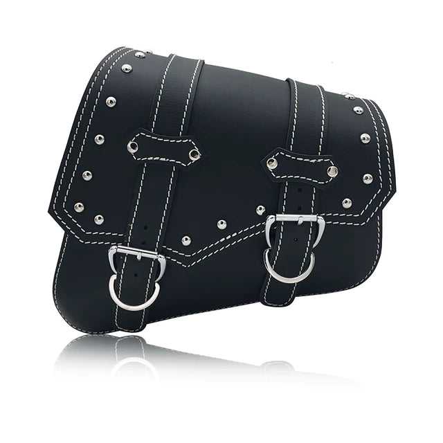 Mangosteen Leather Saddle Bags (custom)