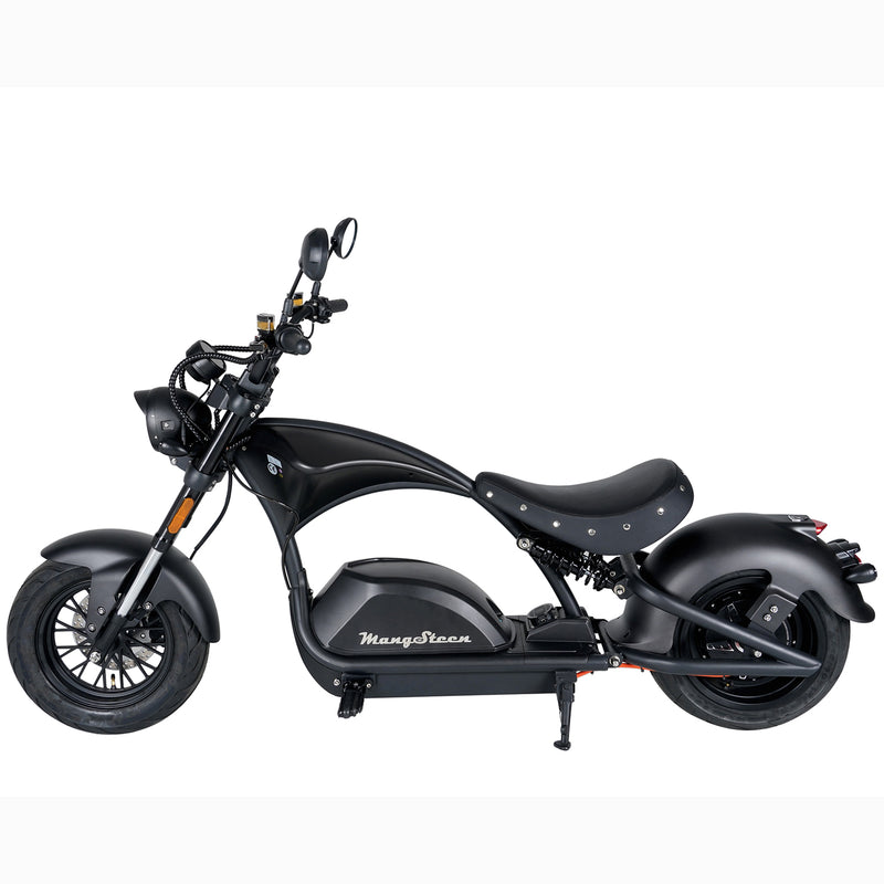 Mangosteen Electric Scooter Chopper Fat Tire Citycoco M1PS knight