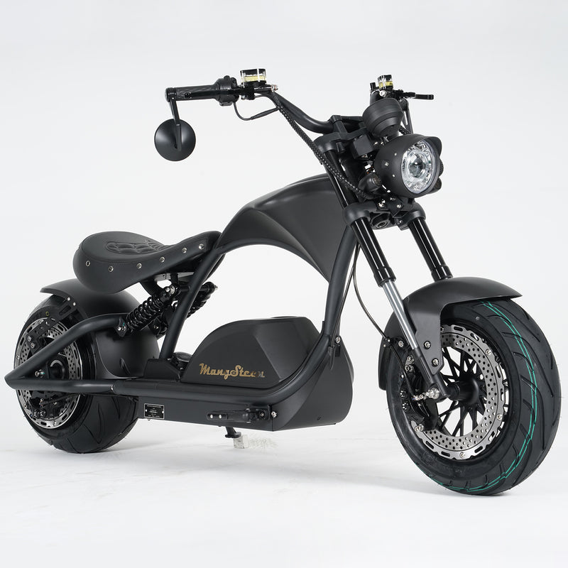 Mangosteen Electric Scooter Chopper Fat Tire Citycoco M1PS knight