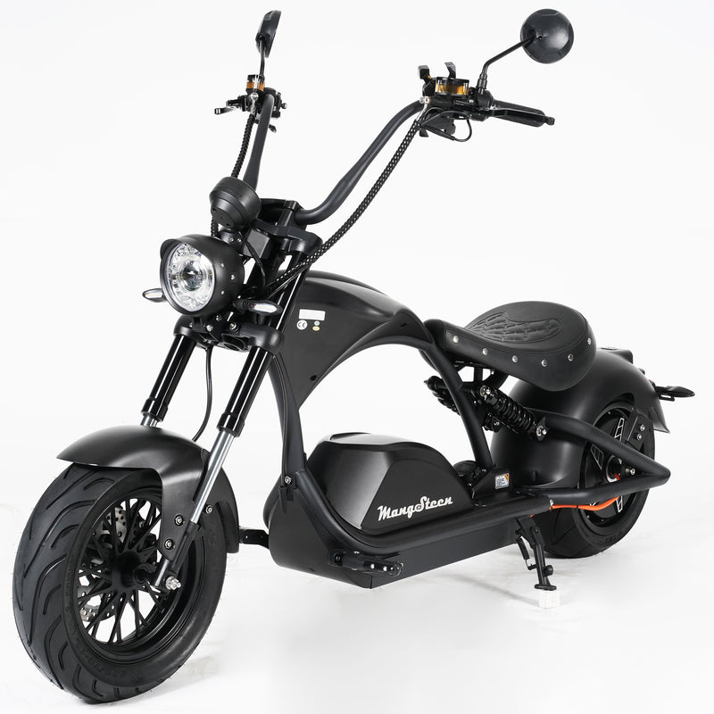 Mangosteen Electric Scooter Chopper Fat Tire Citycoco M1PS knight